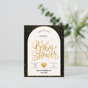 Carte De Correspondance Débuts doux : Baby shower minimaliste