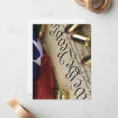 Carte De Correspondance Déclaration d'indépendance   (Devant/Arrière en situation)