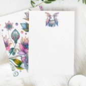 Carte de correspondance décorée du Lapin de Pâques