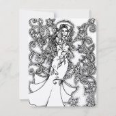 Carte De Correspondance Déesse florale (Devant)