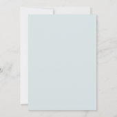 Carte De Correspondance Dentiste Dents Blanches Bleu Clair (Dos)