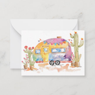 Carte De Correspondance Desert Wanderlust Greeting Card