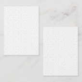 Carte De Correspondance Design de langue Six (Devant / Derrière)
