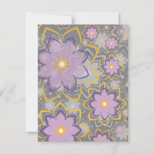 Carte De Correspondance Design floral 10 (Devant)