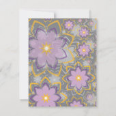 Carte De Correspondance Design floral 10 (Dos)