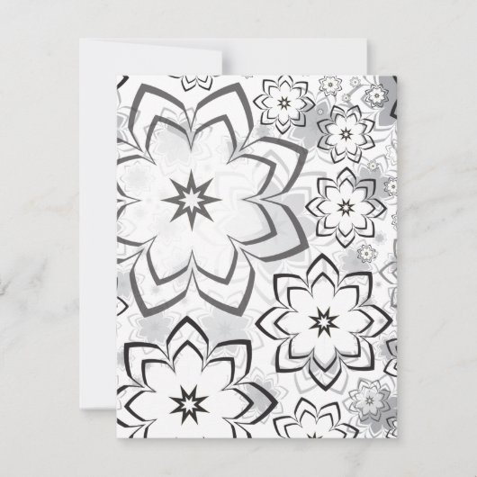 Carte De Correspondance Design floral 11 (Devant)