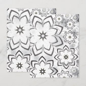Carte De Correspondance Design floral 11 (Devant / Derrière)