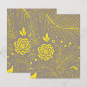 Carte De Correspondance Design floral 18 (Devant / Derrière)