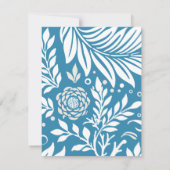 Carte De Correspondance Design floral 20 (Dos)