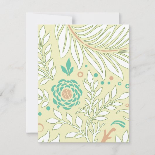 Carte De Correspondance Design floral 21 (Devant)