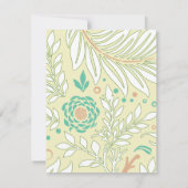 Carte De Correspondance Design floral 21 (Dos)