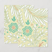 Carte De Correspondance Design floral 21 (Devant / Derrière)