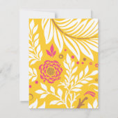 Carte De Correspondance Design floral 24 (Dos)