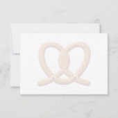 Carte De Correspondance Dessin de bretzel mignon à compléter (Dos)