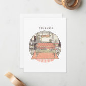 Carte De Correspondance Dessin de Chillin avec AMIS™ (Devant/Arrière en situation)