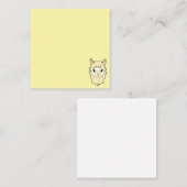 Carte De Correspondance Dessin de lama mignon (Devant / Derrière)