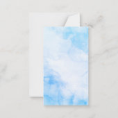 Carte De Correspondance Destination Wedding QR Code Online RSVP Cards (Dos)