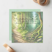 Carte De Correspondance Deux chemins et devis (Devant/Arrière en situation)