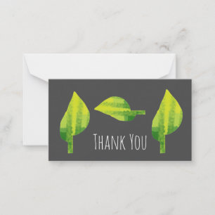 Carte De Correspondance Devenez écolo éco-feuille de la nature