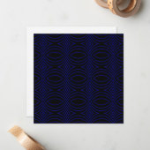 Carte De Correspondance Diamond Eyes Moderne Pop Art Abstrait (Devant/Arrière en situation)