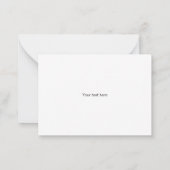 Carte De Correspondance Dinde de Noël Fusée dans l'espace (Dos)