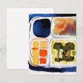 Carte De Correspondance Dîner TV (Devant / Derrière)