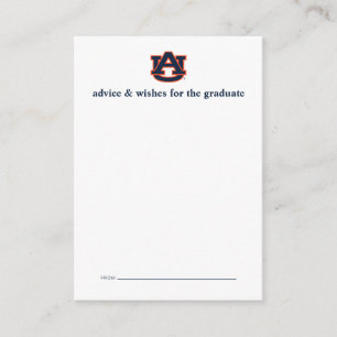 Carte De Correspondance Diplôme de l'Université d'Auburn   Auburn Tigers