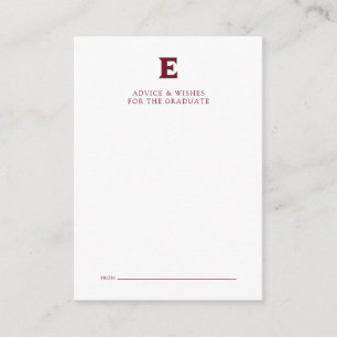 Carte De Correspondance Diplôme de l'Université Elon