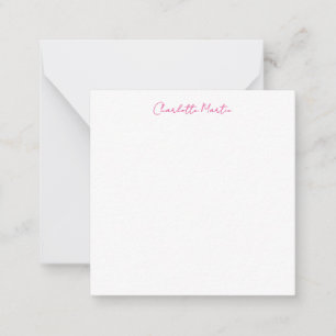 Carte De Correspondance Directeur général consultant en chef blanc rose pr
