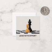 Carte De Correspondance Dirigez avec effort (Devant/Arrière en situation)