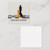 Carte De Correspondance Dirigez avec effort (Devant / Derrière)