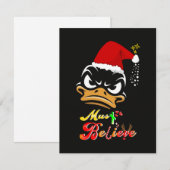 Carte De Correspondance Doit Croire Noël (Devant / Derrière)