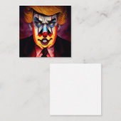 Carte De Correspondance Donald Trump clown diabolique (Devant / Derrière)
