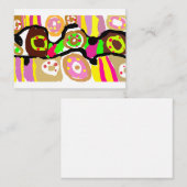 Carte De Correspondance Donuts fun (Devant / Derrière)