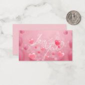 Carte De Correspondance Douce Amour (Devant/Arrière en situation)