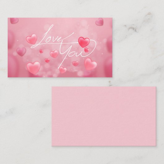 Carte De Correspondance Douce Amour  (Devant / Derrière)