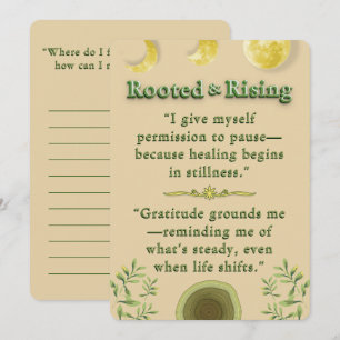 Carte De Correspondance Douceur Affirmation Pause & Gratitude