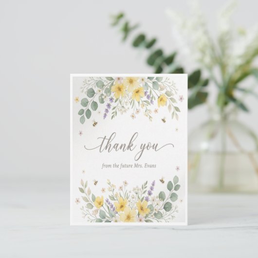 Carte De Correspondance Douche de mariée (Debout devant)