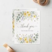 Carte De Correspondance Douche de mariée (Devant/Arrière en situation)