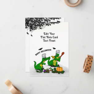 Carte De Correspondance Dragons - Joy Halloween ! Aujourd'hui je vais cuis