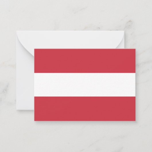 Carte De Correspondance Drapeau autrichien (Devant)