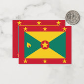 Carte De Correspondance Drapeau de la Grenade (Devant/Arrière en situation)