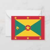 Carte De Correspondance Drapeau de la Grenade (Dos)