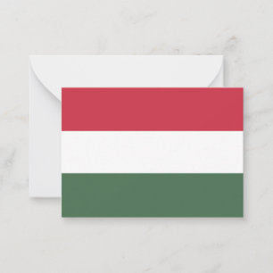 Carte De Correspondance drapeau de la Hongrie