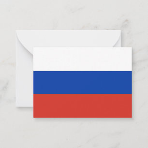 Carte De Correspondance Drapeau de la Russie
