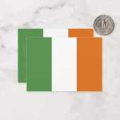 Carte De Correspondance Drapeau irlandais (Devant/Arrière en situation)