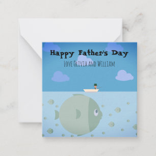 Carte De Correspondance Drôle, je préfère être Fête des pères de pêche