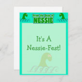 Carte De Correspondance Du bureau de Nessie ! (Devant / Derrière)
