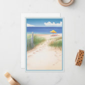 Carte De Correspondance Dune © (Devant/Arrière en situation)