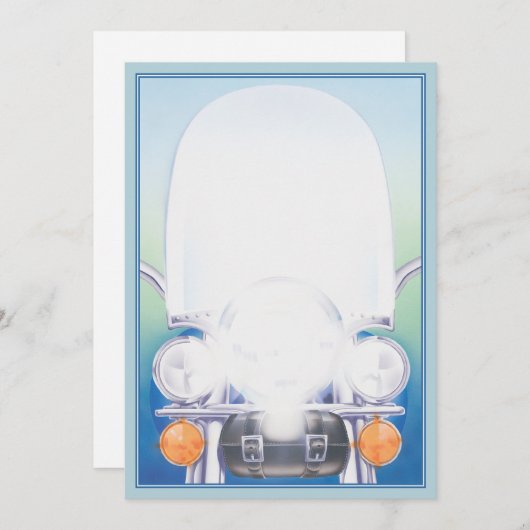 Carte De Correspondance Easy Rider © (Devant / Derrière)